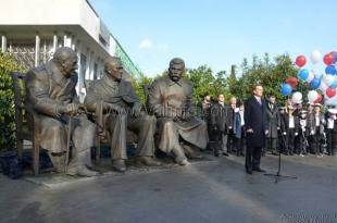 К 70-летию Ялтинской конференции в Ливадии открыли памятник «Большой тройке»